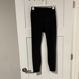 Lululemon black wunder under smooth cover leggings